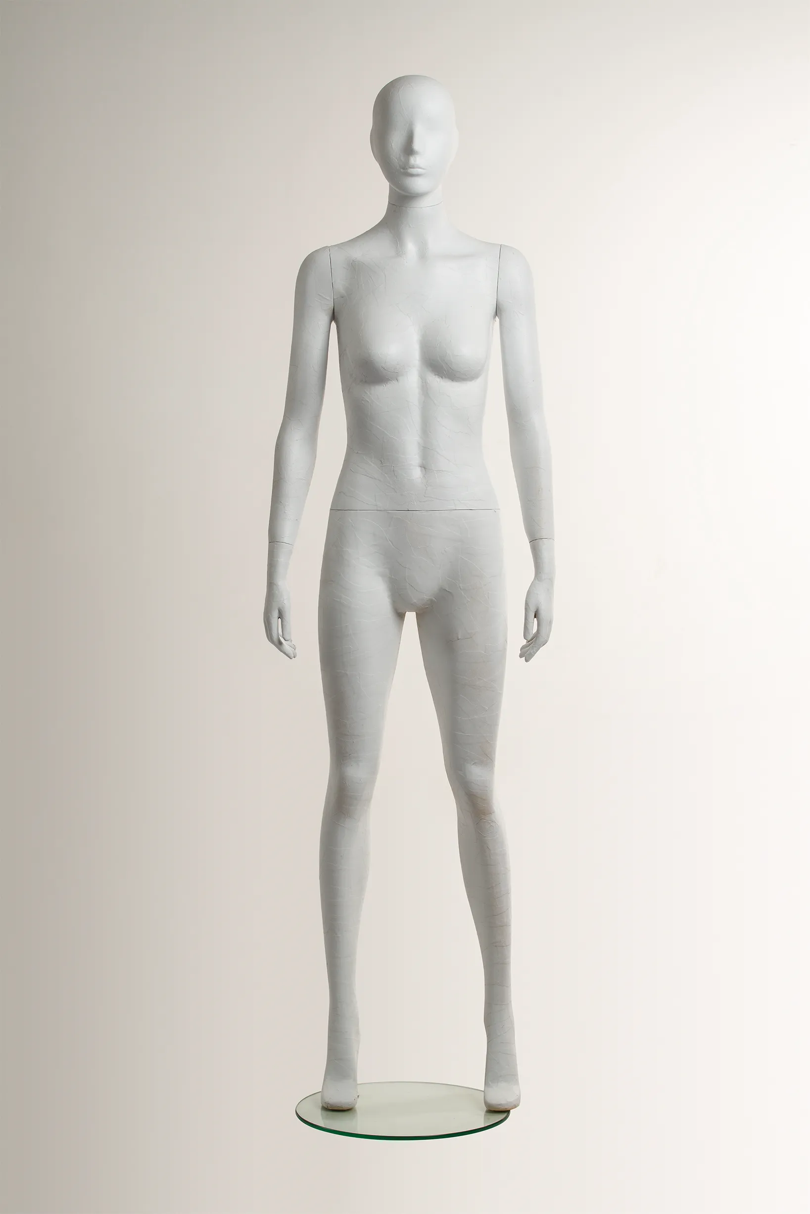 Kally Female Arm Adjustable Metal Head Interchangeable Cloth Standing Mannequin Bulk Wholesale Factory - Morshopfitting (13)