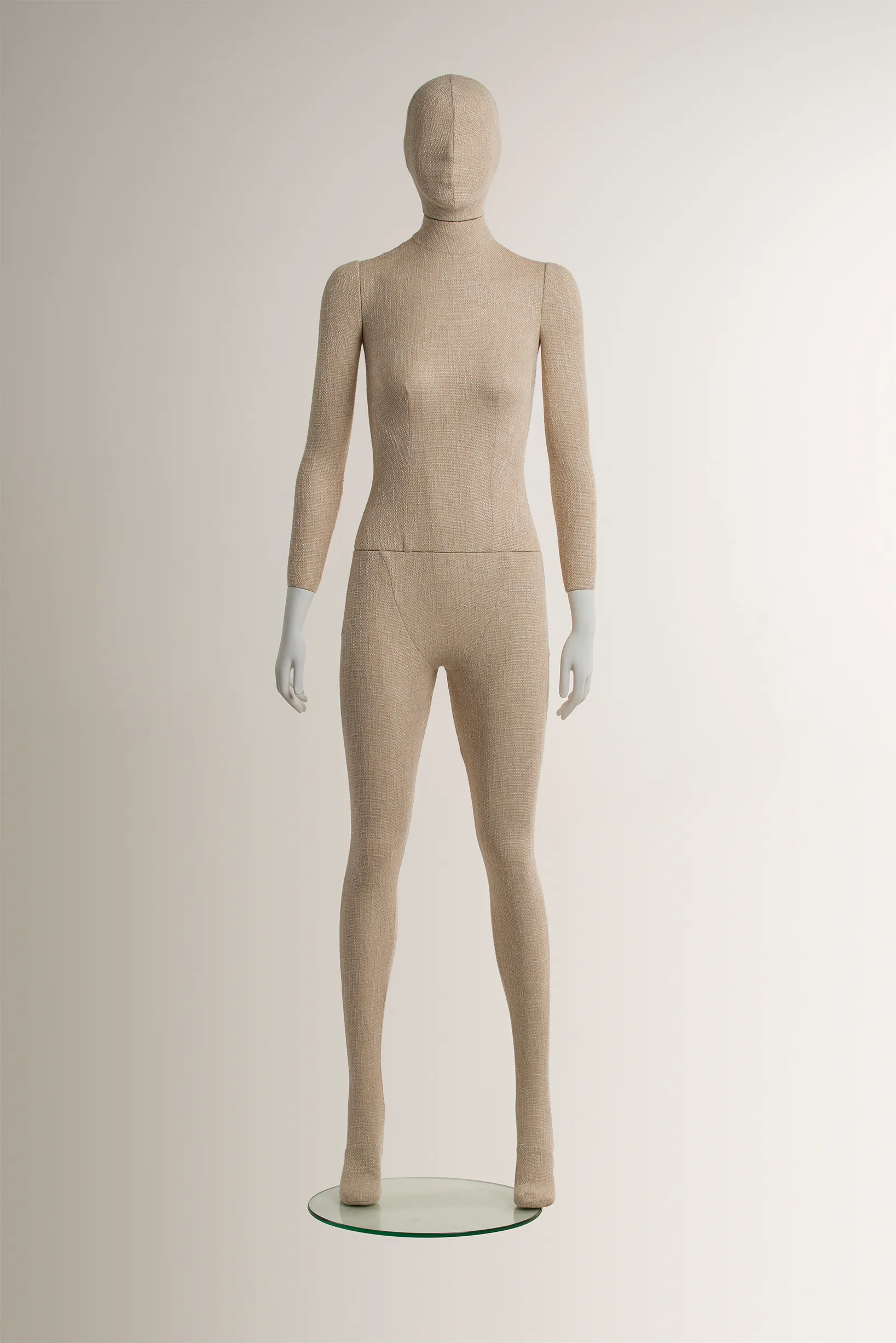 Kally Female Arm Adjustable Metal Head Interchangeable Cloth Standing Mannequin Bulk Wholesale Factory - Morshopfitting (17)