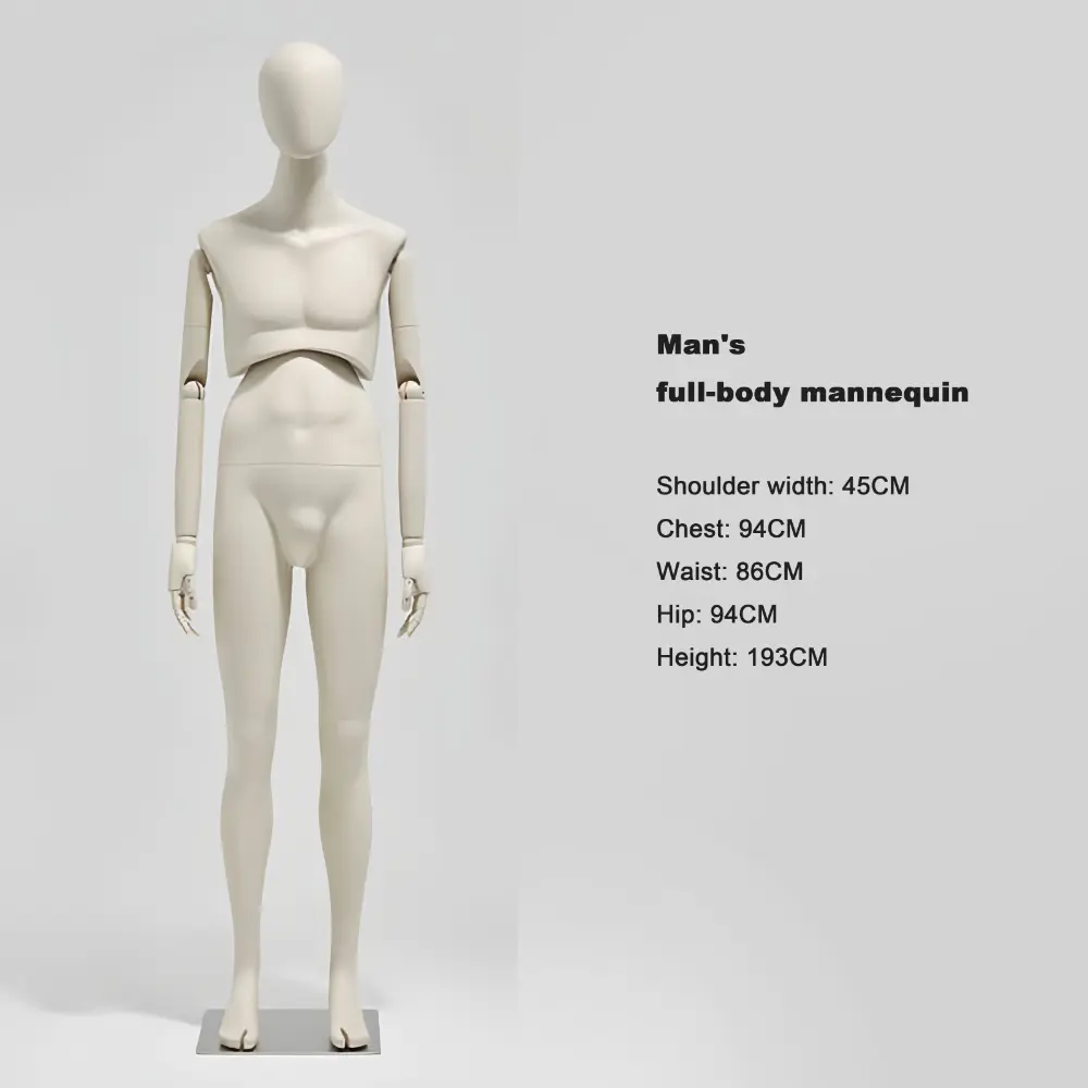 Adjustable Full-Body Mannequin Set with 360° Rotating Waist & Head – Male, Female, Child & Half-Body Styles visual merchandising female and male clothes mannequin Richenmannequin (1) Adjustable Full-Body Mannequin Set with 360° Rotating Waist & Head – Male, Female, Child & Half-Body Styles visual merchandising female and male clothes mannequin Richenmannequin (1)