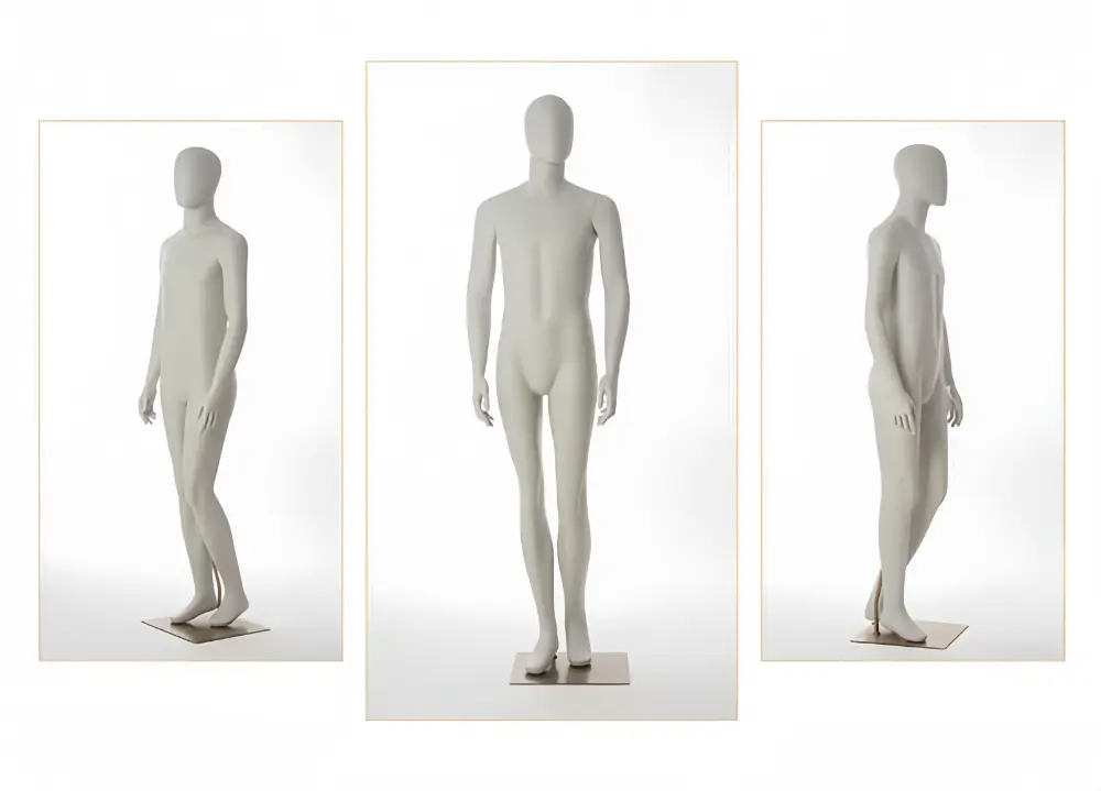 Gray standing seated half-length adjustable male mannequin visual merchandising female and male clothes mannequin for sale in storefront window display Wholesale Bulk Factory Richenma (1) Gray standing seated half-length adjustable male mannequin visual merchandising female and male clothes mannequin for sale in storefront window display Wholesale Bulk Factory Richenma ( (7)