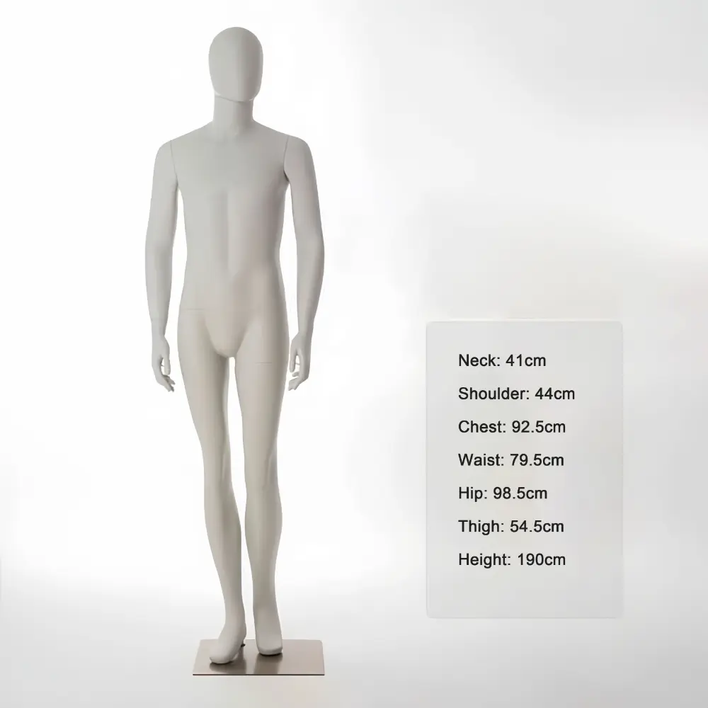 Gray standing seated half-length adjustable male mannequin visual merchandising female and male clothes mannequin for sale in storefront window display Wholesale Bulk Factory Richenma ( (10) Gray standing seated half-length adjustable male mannequin visual merchandising female and male clothes mannequin for sale in storefront window display Wholesale Bulk Factory Richenma ( (7)