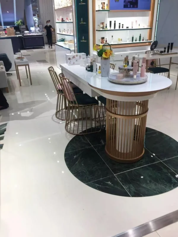 cosmetic retail store design makeup display stand perfume shop shelf rack interior decoration-morshopfitting (5)