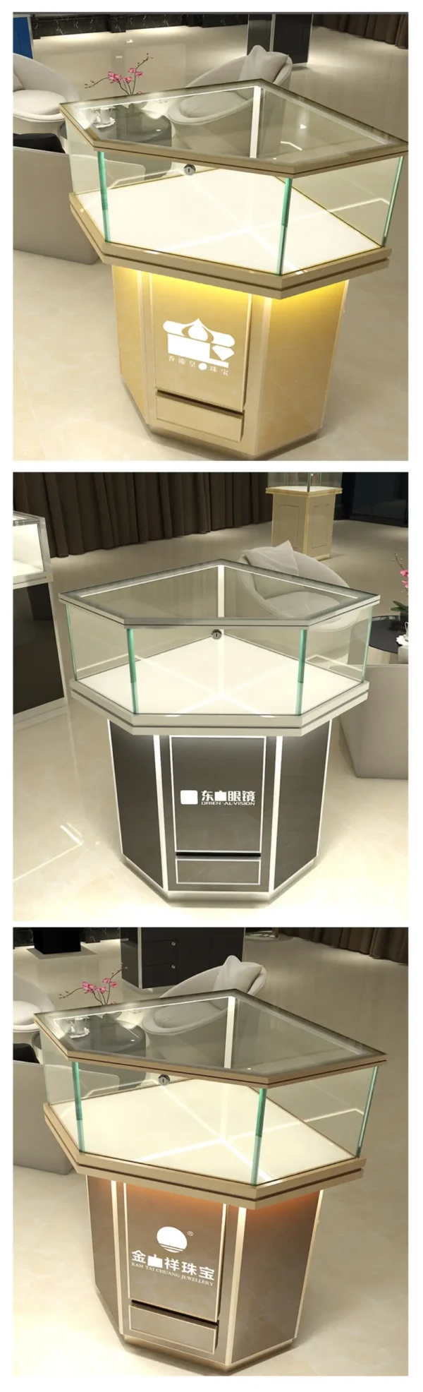 jewellery display stand storage shelves organiz holder craft shows cabinet wholesale (4)