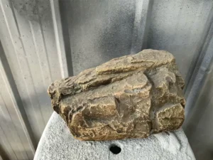 Fiberglass interior Artificial Fake Stone Faux Indoor Landscaping manufactured Rock for Window Display Creative Hollow Rockery boulders Arc'teryx, Saucony, Tanboer and other sports brand (5)