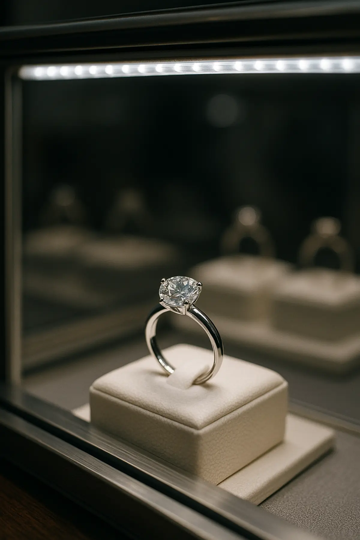 Jewelry showcase design overview