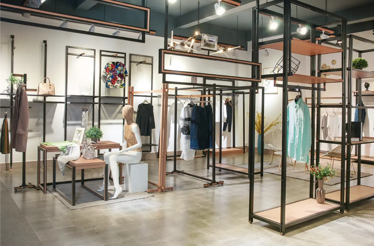 Boutique Clothing Display Racks