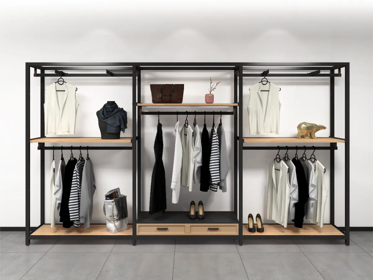 Hero image showing modular store fixtures optimized for retail efficiency