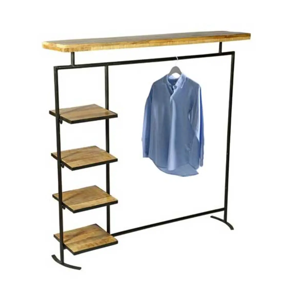 Wood Clothing Display Racks