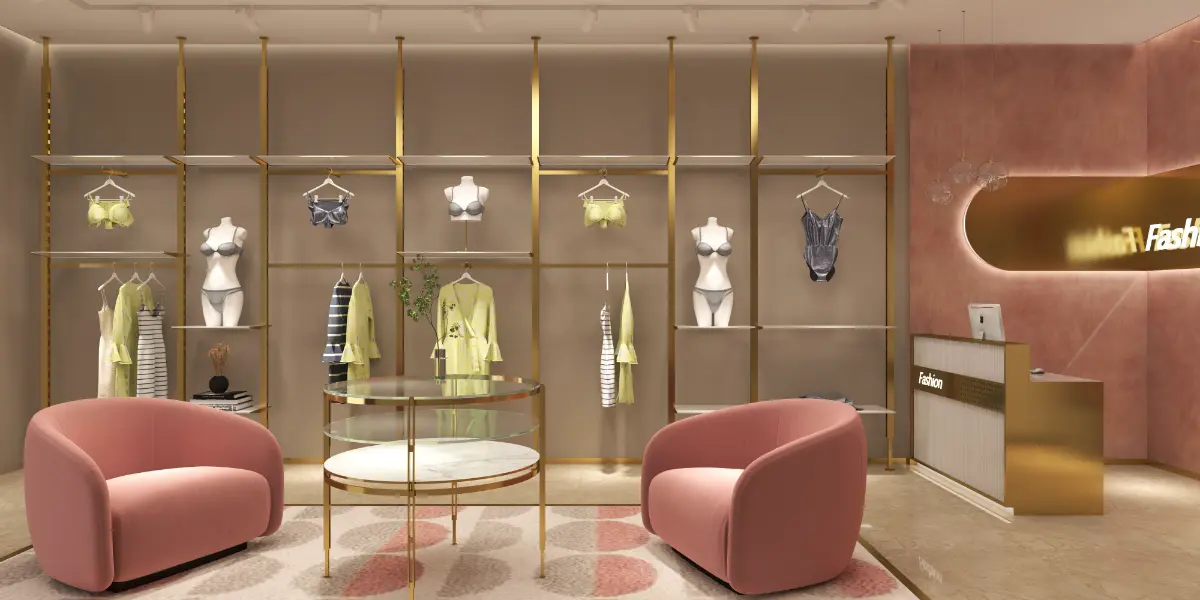 Cloth Display Stand for Shop Design