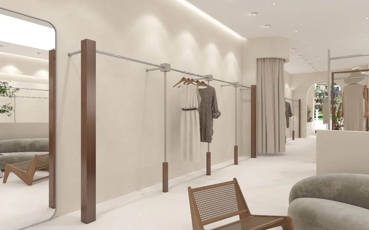 Outfit Wall Display Design
