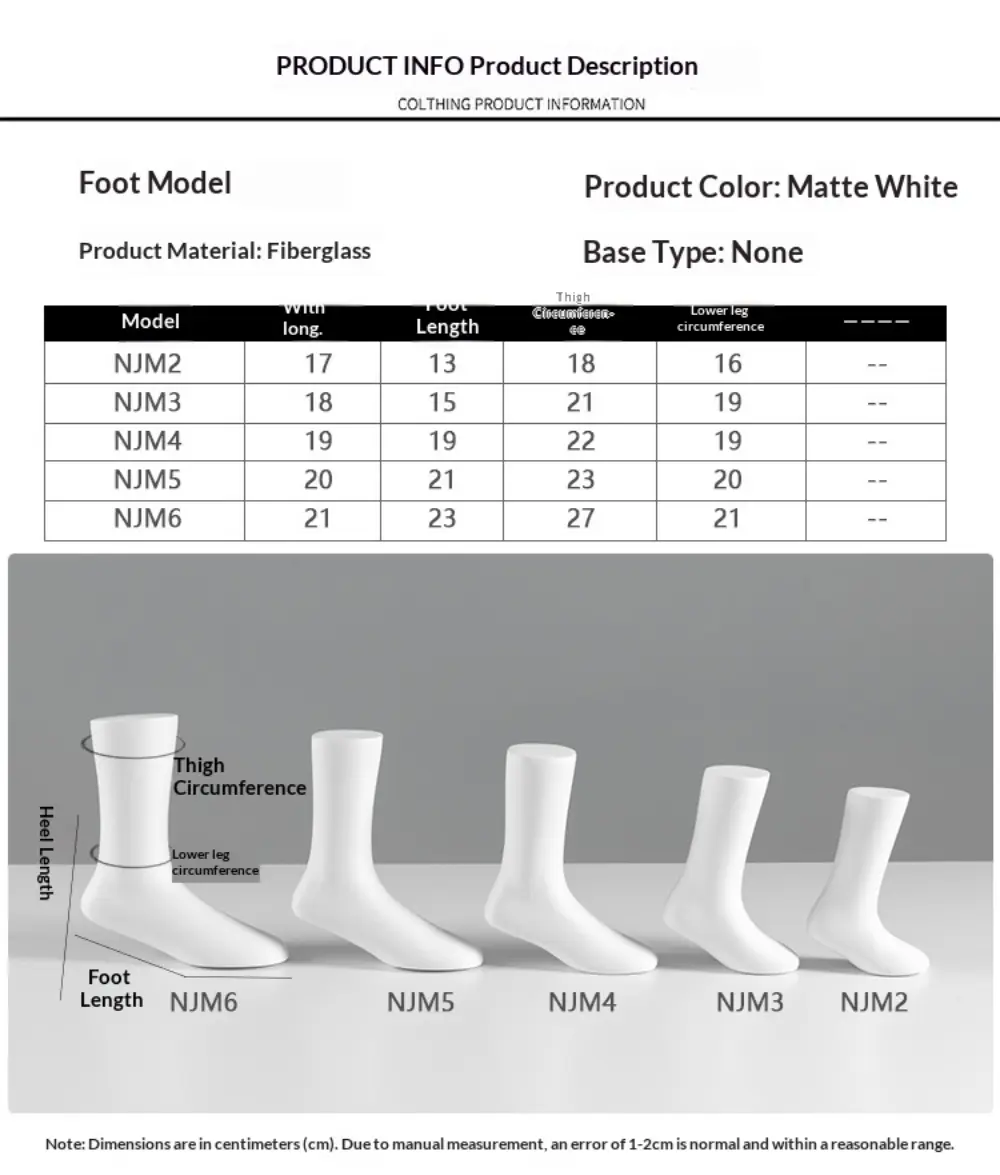 Foot Forms for Hosiery & Socks mannequin-Morshopfitting (3)